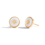 Perla Pink Mother of Pearl Star Stud Earrings By Joma jewellery - Gifteasy Online