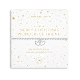 Joma Jewellery A Little 'Merry Christmas Wonderful Friend' Bracelet - Gifteasy Online