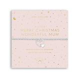 Joma Jewellery A Little 'Merry Christmas Wonderful Mum' Bracelet - Gifteasy Online