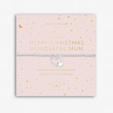 Joma Jewellery A Little 'Merry Christmas Wonderful Mum' Bracelet - Gifteasy Online