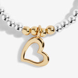 Joma Jewellery  Life's A Charm collection, 'Heart Of Gold' Bracelet - Gifteasy Online