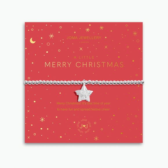 Joma Jewellery Christmas A Little 'Merry Christmas' Bracelet - Gifteasy Online