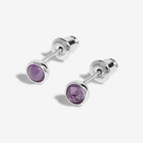 February Birthstone Boxed Earrings  by Joma Jewellery