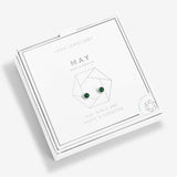 May Birthstone Boxed Earrings  by Joma Jewellery