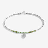 Joma Jewellery Green Shell Silver Star Anklet