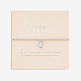 Joma jewellery A Little Birthflower February Violet Bracelet