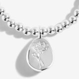 Joma jewellery A Little Birthflower July Water Lily Bracelet