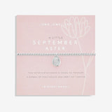 Joma jewellery A Little Birthflower September Aster Bracelet