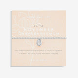 Joma jewellery A Little Birthflower November Chrysanthemum Bracelet