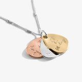 Affirmation Discs 'Mindfulness' Necklace By Joma Jewellery