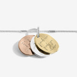 Affirmation Discs 'Friendship' Bracelet By Joma Jewellery
