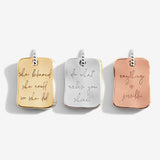 Affirmation Discs 'Positivity' Bracelet By Joma Jewellery