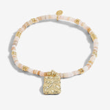 Joma Jewellery Summer Solstice Pink Shell Gold Bracelet