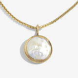 Joma Jewellery Summer Solstice Coin Pearl Gold Bracelet