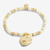 Joma Jewellery Summer Solstice White Shell Gold Bracelet