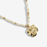 Joma Jewellery Summer Solstice Coin Pearl Gold Necklace