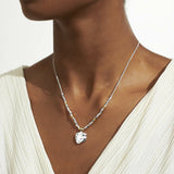 Joma Jewellery Summer Solstice Faceted Silver and Gold Necklace