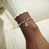 Joma Jewellery Spirit Stones Amethyst Silver Bracelet