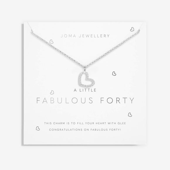 Joma Jewellery A Little 'Fabulous Forty' Necklace