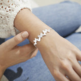 Joma Jewellery Bracelet Bar Silver Heart Bracelet