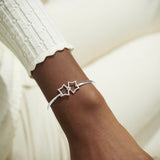 Joma Jewellery Bracelet Bar Silver Star Bangle