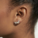 Radiant Treasures Gems Ear Crawler By Joma Jewellery