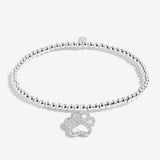 A Little 'Life Is Better With Dogs' Bracelet By Joma Jewellery