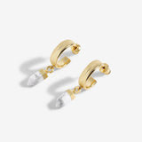 Riva Karma Howlite Hoops Earrings By Joma Jewellery