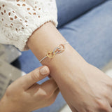 Florence Linked Hearts Bracelet By Joma Jewellery