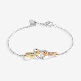 Florence Linked Hearts Bracelet By Joma Jewellery