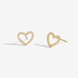 Florence Heart Trio Earrings By Joma Jewellery
