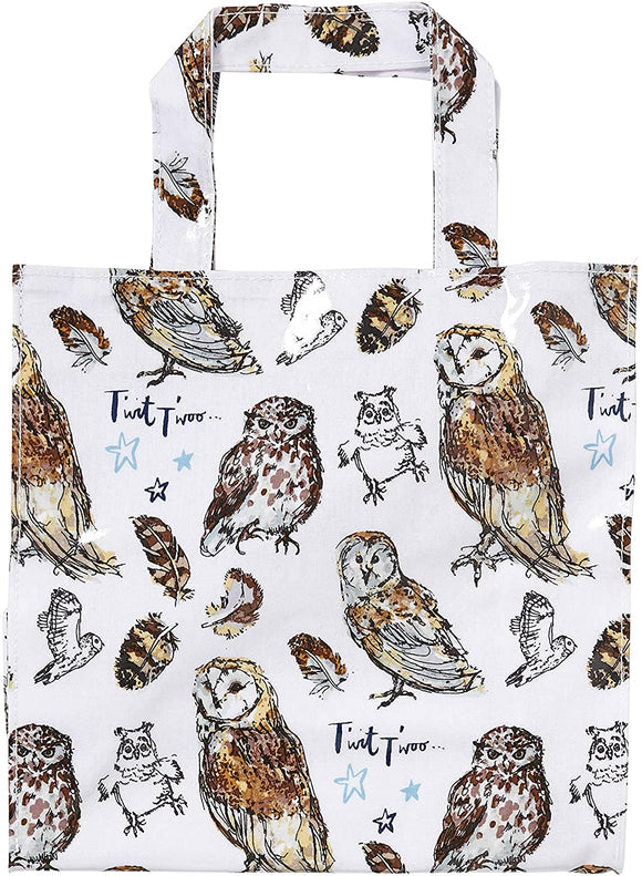 Ulster Weavers Madeleine Floyd Owls Reusable PVC Shopping Bag - Gifteasy Online