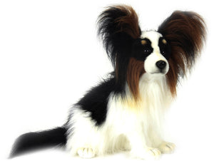 Hansa Papillon soft toy dog. - Gifteasy Online