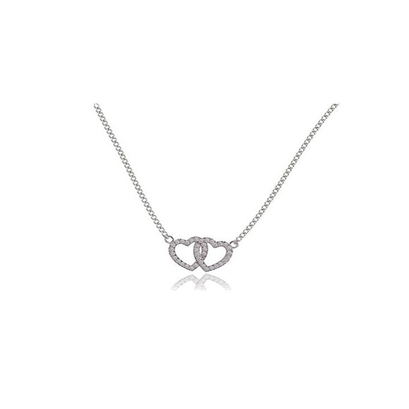 Heart to Heart Necklace By Joma Jewellery - Gifteasy Online