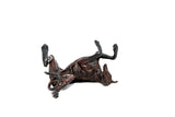 Unique Bronze Hot Cast Solid Bronze Greyhound On Back. - Gifteasy Online