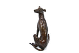 Unique Bronze Hot Cast Solid Bronze Greyhound Seated - Gifteasy Online