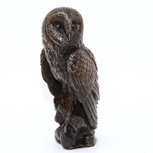 Unique Bronze Hot Cast Solid Bronze Barn Owl - Gifteasy Online