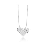 Joma Jewellery Silver Heart Live Laugh28.75 Love Necklace - Gifteasy Online