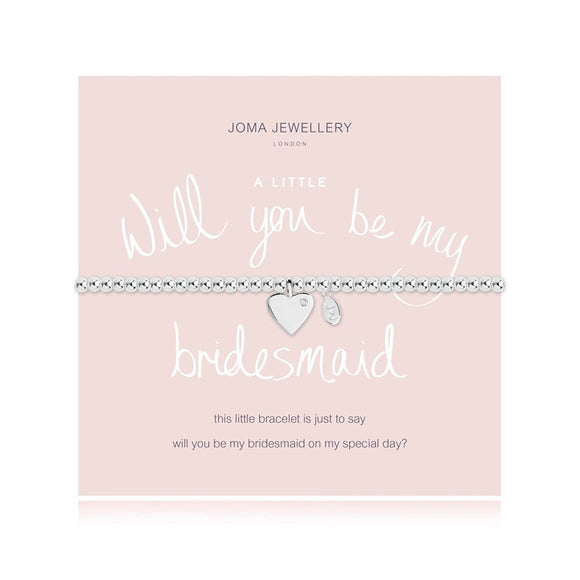 A Little Will You Be My Bridesmaid Bracelet By Joma Jewellery - Gifteasy Online