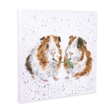 Wrendale 'Lettuce Be Friends' Guinea pig Canvas - Gifteasy Online