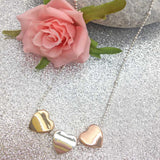 Life Charms Three Hearts Necklace - Gifteasy Online