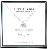 Life Charms Silver Puffed Hearts Necklace - Gifteasy Online