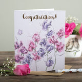 Wrendale 'Sweet Pea' Congratulations Card - Gifteasy Online