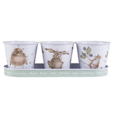 Wrendale Countryside Herb Pots with Tray - Gifteasy Online