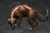 Unique Bronze Solid Bronze Standing Greyhound by Muhmood Tahir - Gifteasy Online