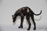 Unique Bronze Solid Bronze Standing Greyhound by Muhmood Tahir - Gifteasy Online