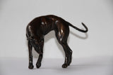 Unique Bronze Solid Bronze Standing Greyhound by Muhmood Tahir - Gifteasy Online