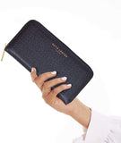 Katie Loxton ALEXA PURSE large coin/card purse - Blue shimmer - 10x20x2.5cm - Gifteasy Online