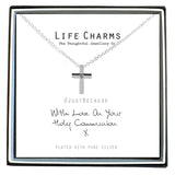 Life Charms Silver Cross Necklace - Gifteasy Online