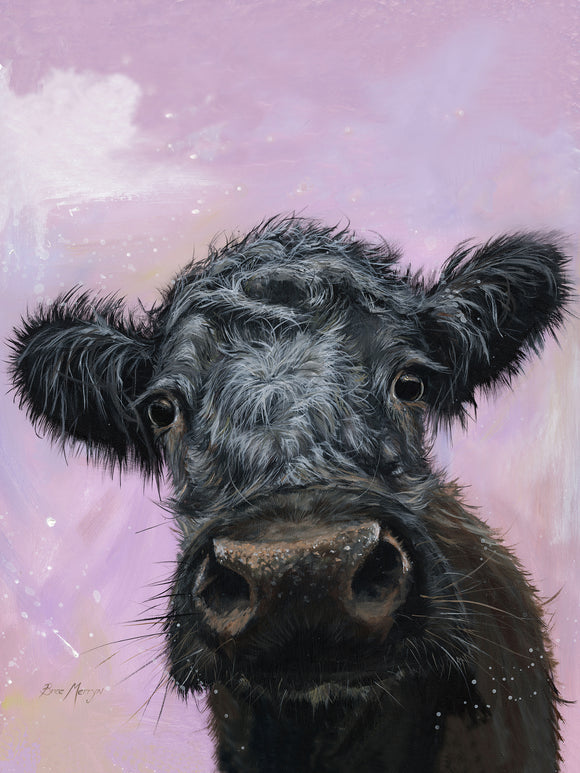 Canvas Cuties Maggie Cow Canvas 15 x 20 cm - Gifteasy Online